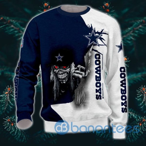 Iron Maiden Dallas Cowboys All Over Printed 3D Sweatshirt Product Photo