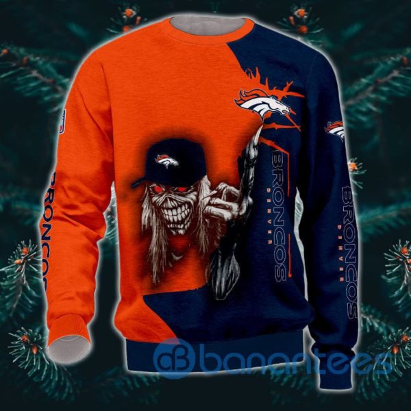 Iron Maiden Denver Broncos All Over Printed 3D Sweatshirt Product Photo