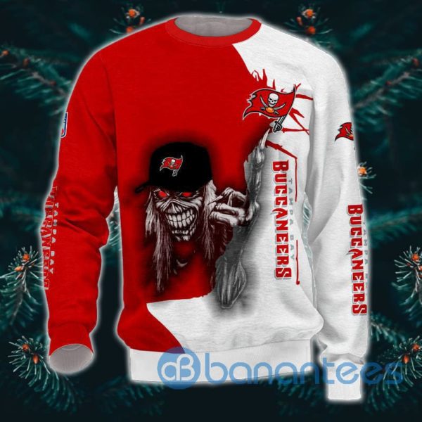 Iron Maiden Tampa Bay Buccaneers Halloween Full Printed 3D Sweatshirt Product Photo