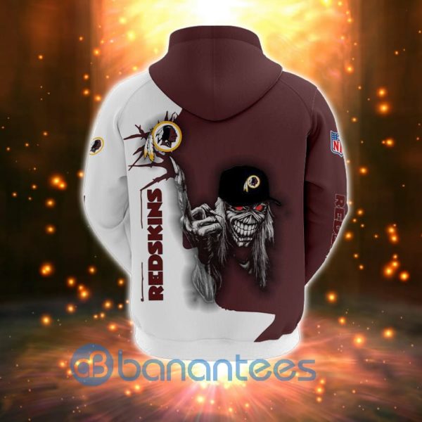 Iron Maiden Washington Redskins All Over Printed 3D Hoodie Zip Hoodie Product Photo