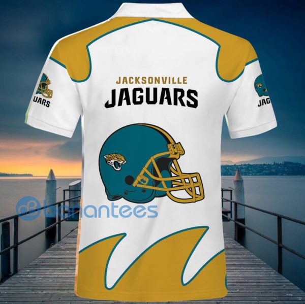 Jacksonville Jaguars White Polo Shirt For Men Product Photo