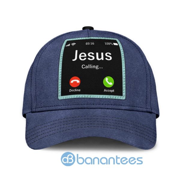 Jesus Calling Accept Or Decline All Over Printed 3D Cap Product Photo