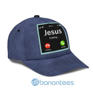 Jesus Calling Accept Or Decline All Over Printed 3D Cap Product Photo