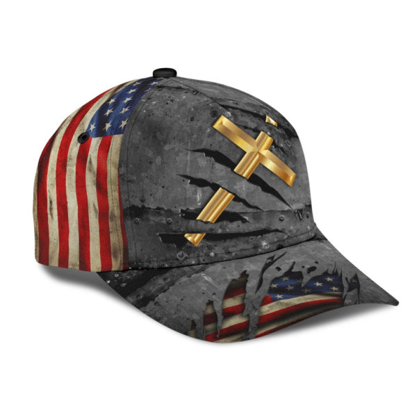 Jesus Crack Us Flag All Over Printed 3D Cap Product Photo