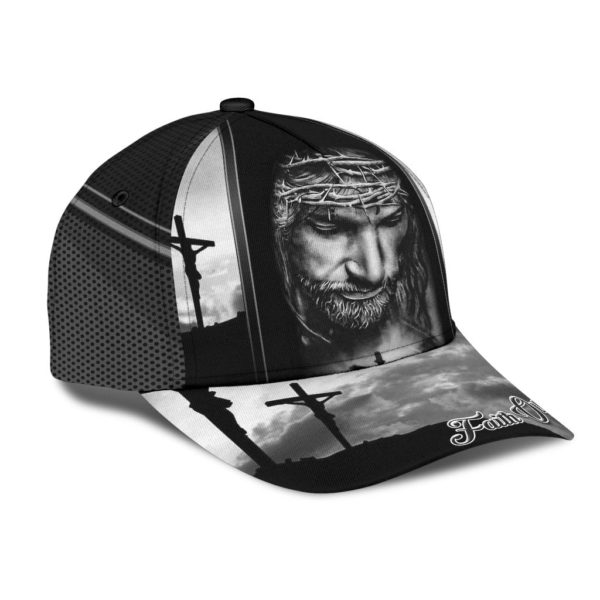 Jesus Faith Over Fear All Over Printed 3D Cap Product Photo