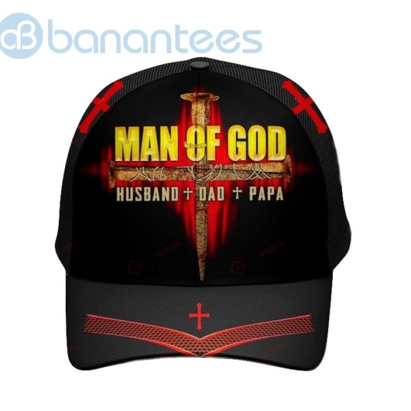 Jesus Is My Savior Man Of Godad Husband Papa All Over Printed 3D Cap Product Photo
