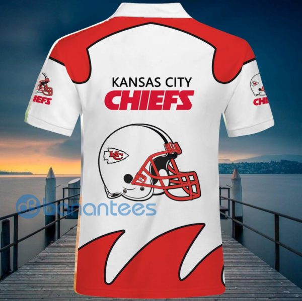 Kansas City Chiefs White Polo Shirt For Men Product Photo
