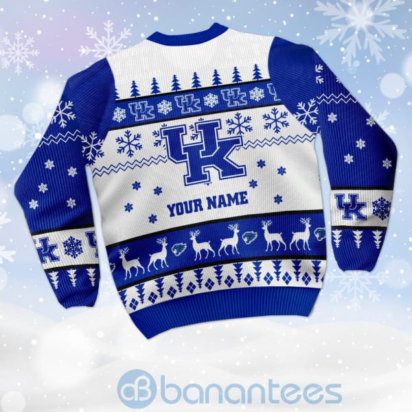 Kentucky Wildcats Custom Name Personalized Ugly Christmas 3D Sweater Product Photo