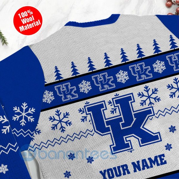 Kentucky Wildcats Custom Name Personalized Ugly Christmas 3D Sweater Product Photo