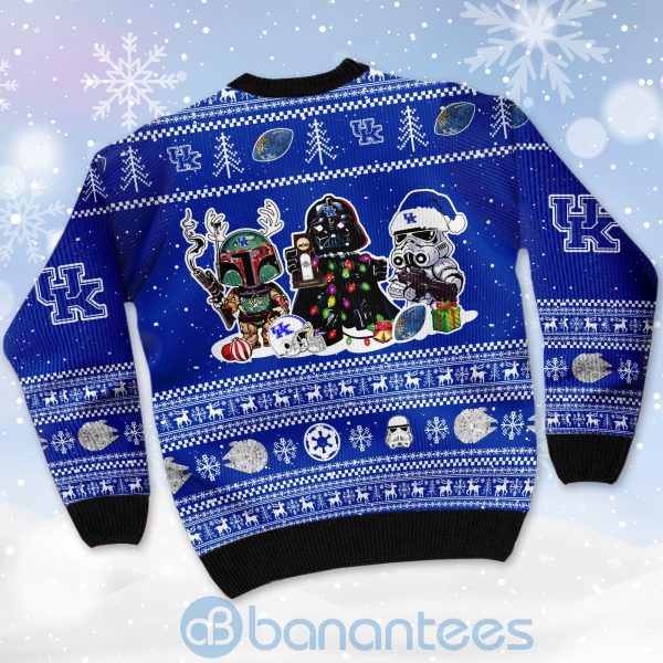 Kentucky Wildcats Star Wars Ugly Christmas 3D Sweater Product Photo