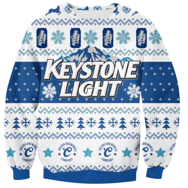 Keystone Light Beer Print Ugly Christmas All Over Printed 3D Sweatshirt Product Photo