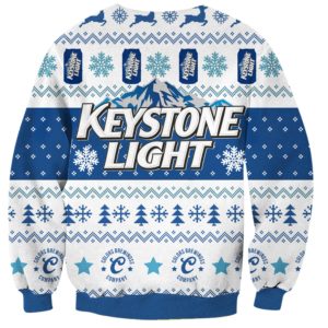 Keystone Light Beer Print Ugly Christmas All Over Printed 3D Sweatshirt Product Photo