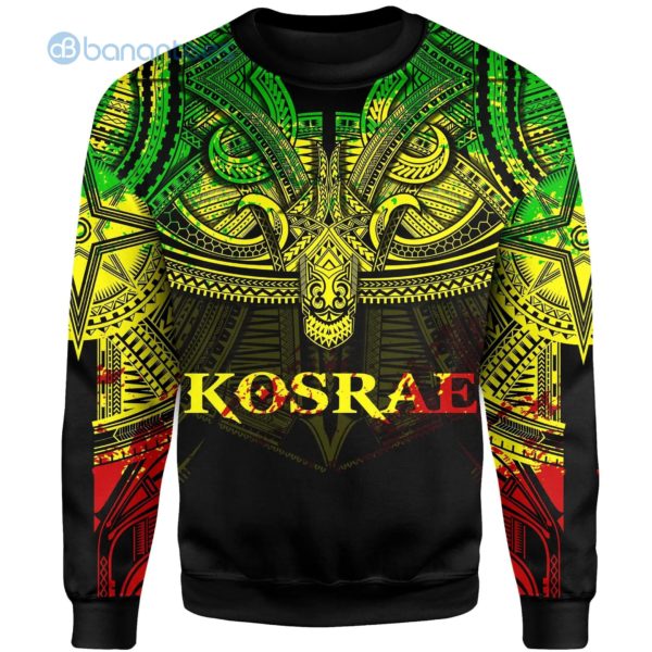 Kosrae Polynesian All Over Printed 3D Sweatshirt Product Photo