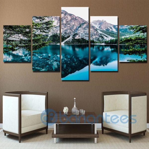 Landscape Of View Mountain Lake Large Mountain Wall Art Product Photo