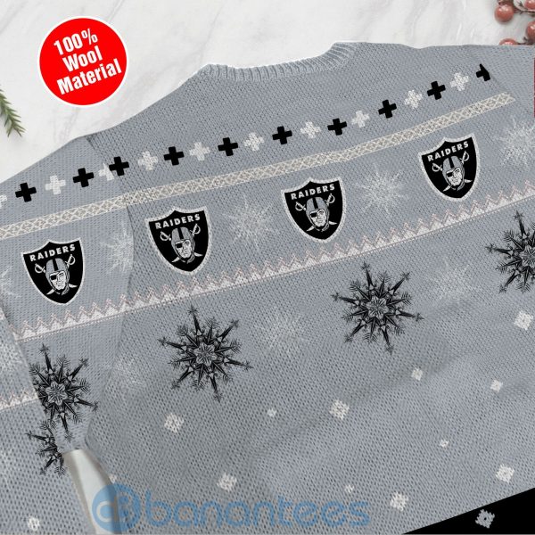 Las Vegas Raiders Mickey Mouse Funny Ugly Christmas 3D Sweater Product Photo