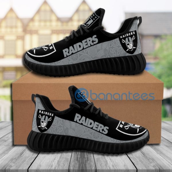 Las Vegas Raiders Sneakers Raze Shoes Custom Product Photo