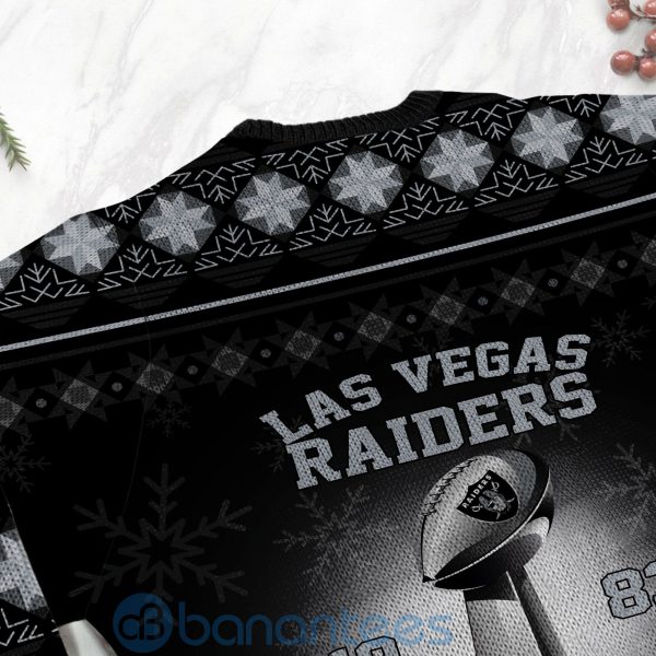Las Vegas Raiders Super Bowl Champions Cup Ugly Christmas 3D Sweater Product Photo
