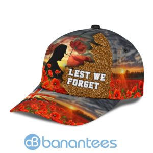 Lest We Forget All Over Printed 3D Cap Product Photo