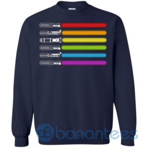 LGBT Swords LGBT Light Saber Sweatshirt Product Photo