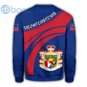 Liechtensteins Coat Of Arms Cricket Style All Over Printed 3D Sweatshirt Product Photo