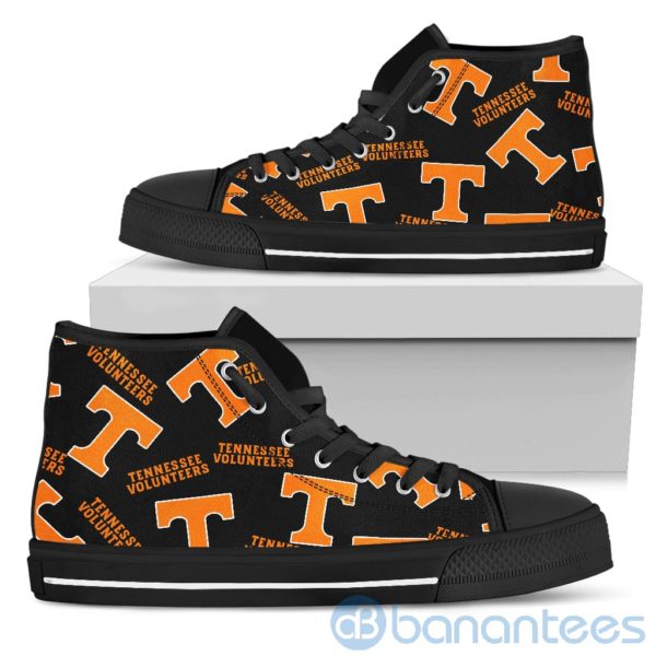 Logo All Over Printed Tennessee Volunteers High Top Shoes Product Photo