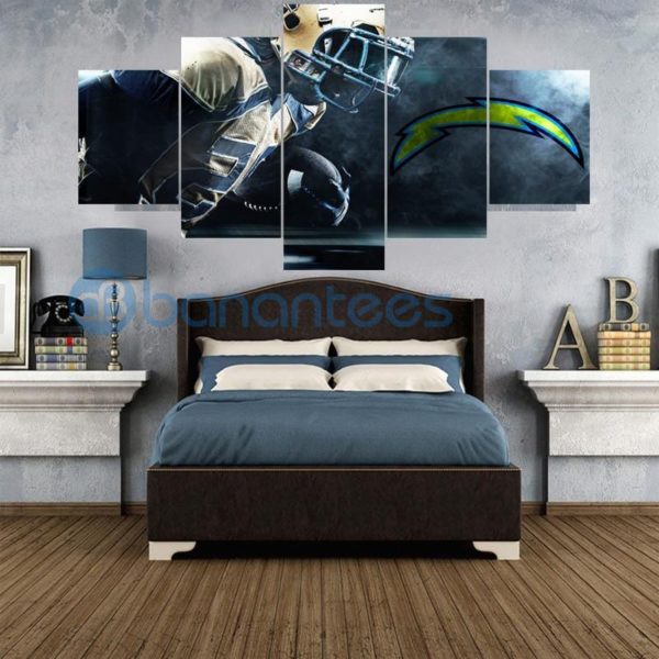 Los Angeles Chargers Canvas Wall Art On Sale For Living Room Bedroom Product Photo