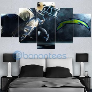 Los Angeles Chargers Canvas Wall Art On Sale For Living Room Bedroom Product Photo