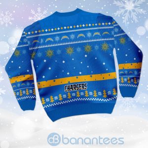 Los Angeles Chargers Funny Charlie Brown Peanuts Snoopy Ugly Christmas 3D Sweater Product Photo