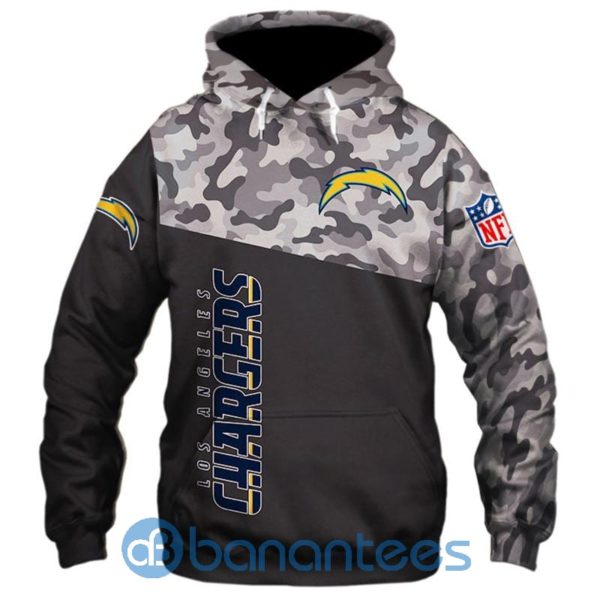 Los Angeles Chargers Military Hoodies Shirt For Fans Product Photo