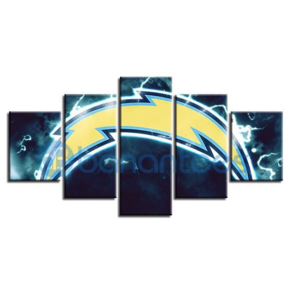 Los Angeles Chargers Wall Art For Living Room Wall Decor Product Photo