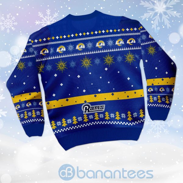 Los Angeles Rams Funny Charlie Brown Peanuts Snoopy Ugly Christmas 3D Sweater Product Photo