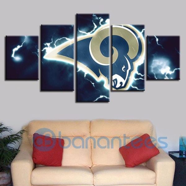 Los Angeles Rams Wall Art For Living Room Wall Decor Product Photo