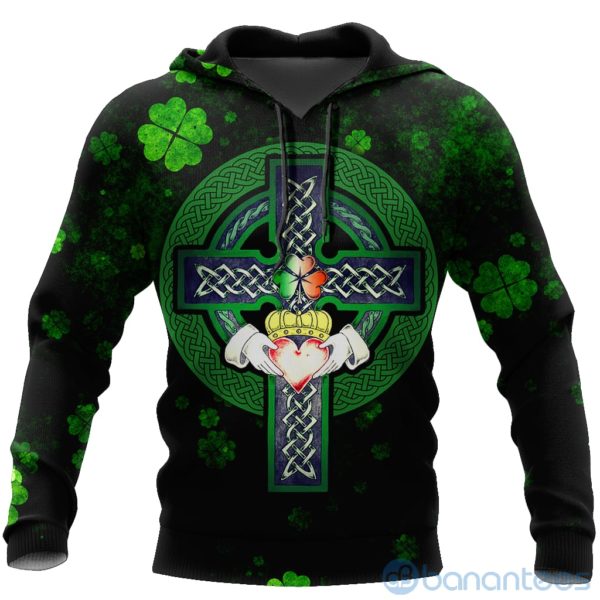 Love Irish St Patrick's Day All Over Printed 3D Hoodie Product Photo