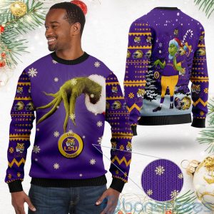 LSU Tigers Team Grinch Ugly Christmas 3D Sweater Product Photo