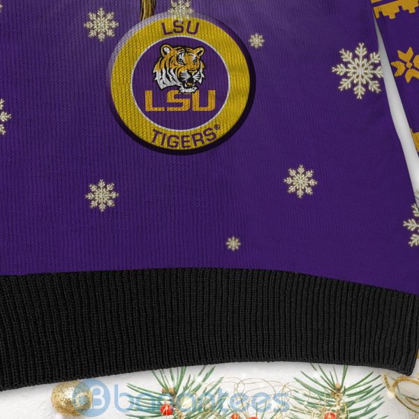 LSU Tigers Team Grinch Ugly Christmas 3D Sweater Product Photo