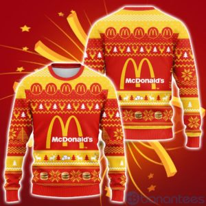 Mcdonald Ugly Christmas All Over Printed 3D Shirt Product Photo