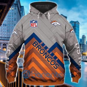 Men's Denver Broncos All Over Printed 3D Hoodie, Zip Hoodie Product Photo