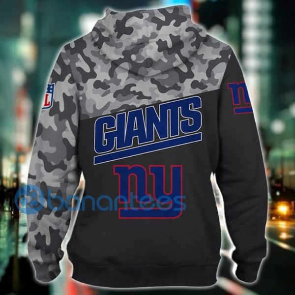 Men's New York Giants Camo Pattern 3D Hoodie Zip Hoodie Product Photo
