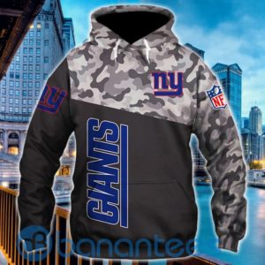 Men's New York Giants Camo Pattern 3D Hoodie Zip Hoodie Product Photo