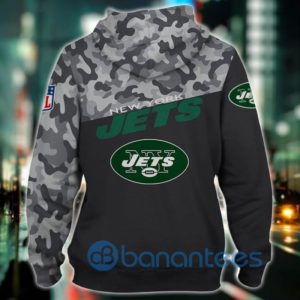 Men's New York Jets All Over Printed 3D Hoodie Zip Hoodie 3D Military Sweatshirt Product Photo