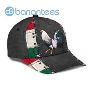 Mexico White Rooster All Over Printed 3D Cap Product Photo