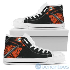 Miami Dolphins Nightmare Freddy High Top Shoes Product Photo