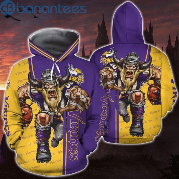 Minnesota Vikings Men's All Over Printed Hoodie 3D Gift For Fans Product Photo