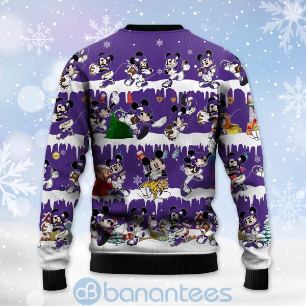 Minnesota Vikings Mickey American Football Ugly Christmas 3D Sweater Product Photo