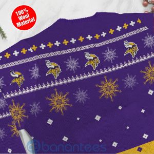 Minnesota Vikings Mickey Mouse Funny Ugly Christmas 3D Sweater Product Photo