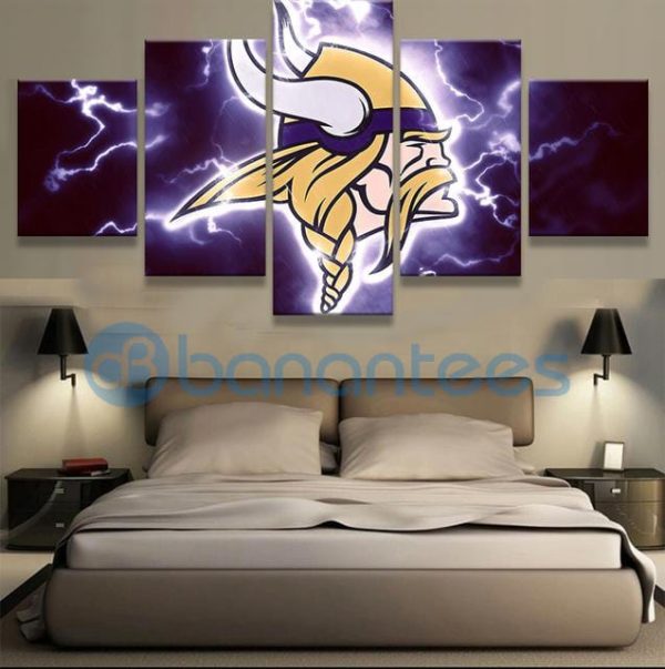 Minnesota Vikings Wall Art For Living Room Wall Decor Product Photo