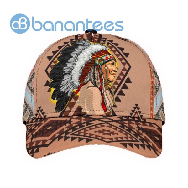 Native American Chief Printed 3D Cap Product Photo