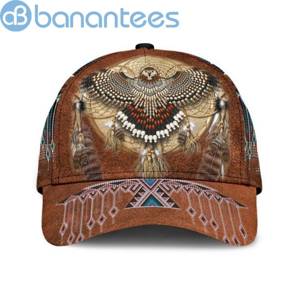 Native American Eagle Pattern D Printed Cap Product Photo