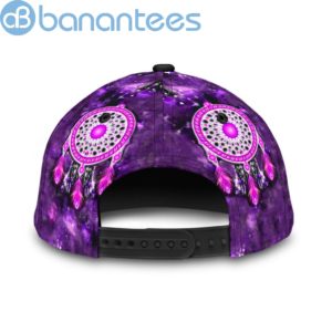 Native American Wolf Purple D Printed Cap Product Photo