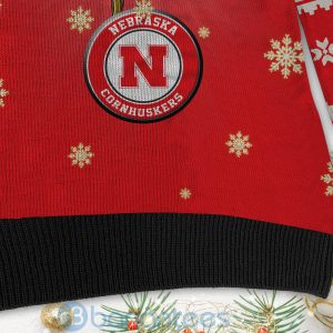 Nebraska Cornhuskers Team Grinch Ugly Christmas 3D Sweater Product Photo
